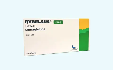 Opakowanie Rybelsus 3 mg, tabletek z semaglutydem, stosowanych doustnie. To lek na receptę, który może wspierać proces odchudzania.