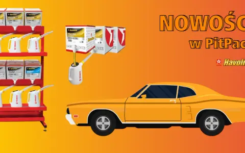Żółty klasyk z silnikiem zasilanym olejem Texaco Havoline. Nowości w PitPack!