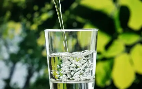 Rent vatten hälls i ett glas. Tänk på borra vattenbrunn pris för egen, ren tillgång.