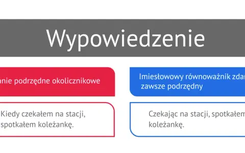 Wyjaśnienie: zdanie podrzędne okolicznikowe "Kiedy czekałem na stacji, spotkałem koleżankę" kontra imiesłowowy równoważnik zdania "Czekając na stacji, spotkałem koleżankę".