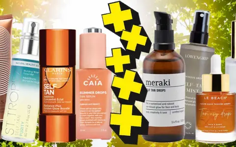 Här är en samling brun-utan-sol-produkter, perfekt för att busa sig till en solkysst look.