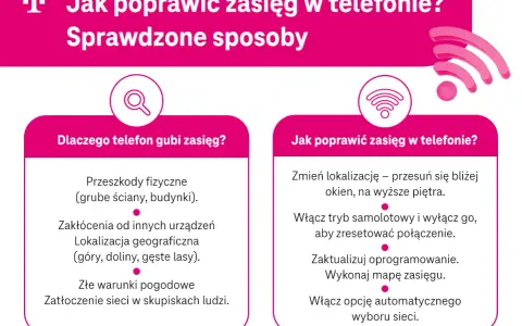 Masz słaby zasięg? Sprawdź, dlaczego telefon gubi sygnał i co zrobić, by go poprawić: zmień lokalizację, zresetuj połączenie, zaktualizuj oprogramowanie.