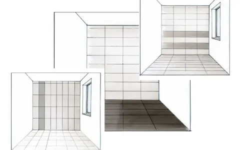 Verschiedene Verlegemuster Fliesen 30x60 verlegen Richtung: vertikal, horizontal und im Verbund.