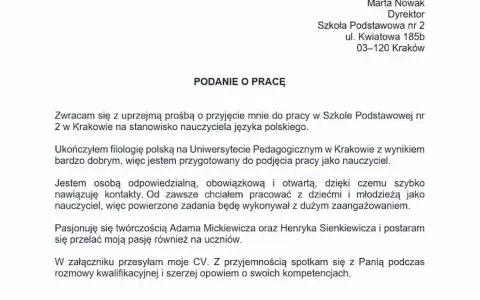 Skuteczne podanie o staż: Jak napisać i wyróżnić się bez doświadczenia.