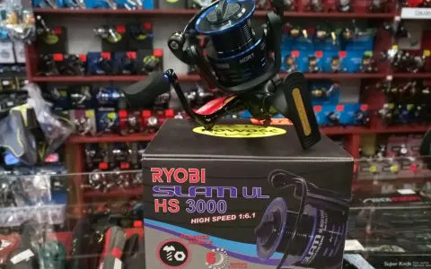 Kołowrotek Ryobi Slam HS 3000, nowość na rynku, z wysoką prędkością obrotową 1:6.1. Idealny do łowienia.