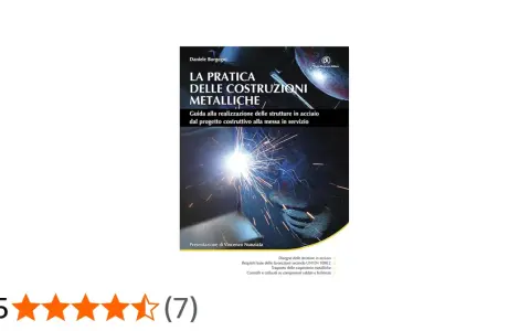 Close-up of a welding arc with sparks flying, part of a book cover about metal construction.