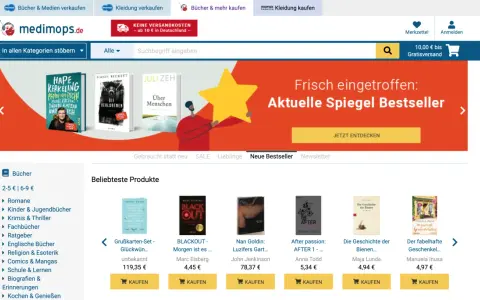 Medimops gebrauchte Bücher kaufen: Sparen & Nachhaltigkeit | Dein Guide