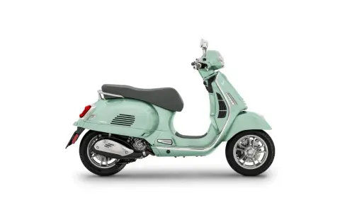 Miętowa Vespa GTS 300. Poznaj jej dane techniczne i poczuj wolność na drodze.
