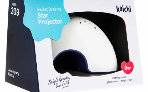 Projektor gwiazd "Sweet Dreams" - idealny wybór na roczek, by uspokoić malucha kojącą muzyką i światłem.
