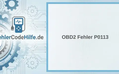 OBD2 Fehler P0113: Symptome eines defekten Ansauglufttemperatur Sensors. Hilfe bei Fehlercodes auf FehlerCodeHilfe.de.