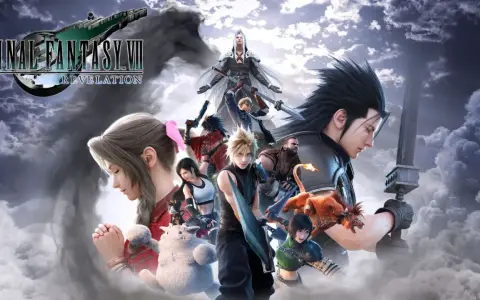 Elenco de personajes de Final Fantasy VII Remake Parte 3, con Cloud, Aerith, Sephiroth y Zack.
