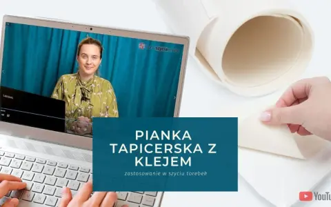 Pianka tapicerska z klejem to świetny sposób, czym usztywnić torebkę. Zobacz, jak łatwo ją zastosować w szyciu.