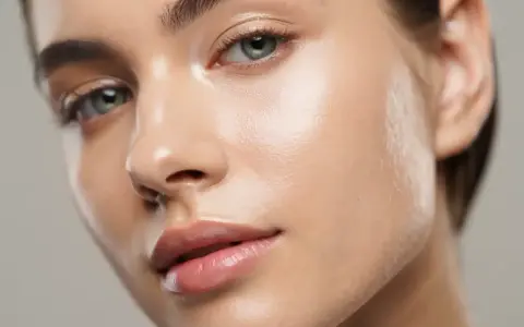 Visage d'une femme avec une peau lumineuse et hydratée, un exemple de comment avoir une peau lisse sans imperfection.