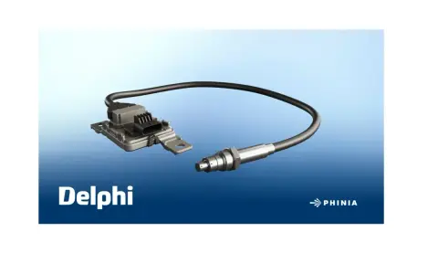 Nowoczesny czujnik NOx Delphi, kluczowy element systemu kontroli emisji spalin, zapewnia czystość powietrza.