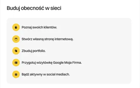 Buduj obecność w sieci: poznaj klientów, stwórz stronę, zbuduj portfolio, wizytówkę Google Moja Firma i bądź aktywny w social mediach. To kluczowe, gdzie publikować zdjęcia.