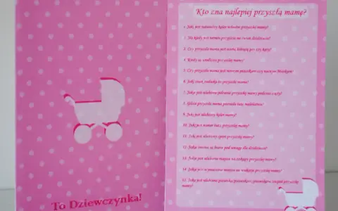 Kto zna najlepiej przyszłą mamę? Pytania do gry na baby shower, jak napisać zaproszenie na "baby shower" propozycje tekstów.