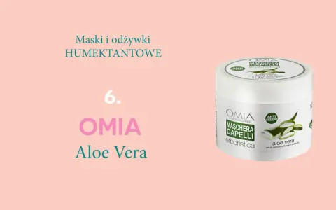 Maska humektantowa OMIA z aloesem. Nawilżająca pielęgnacja dla włosów, numer 6.