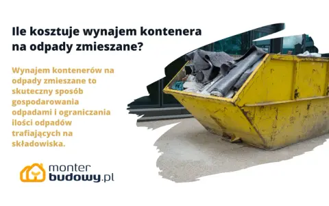 Żółty kontener na odpady zmieszane. Sprawdź, jaka jest wynajem kontenera na odpady zmieszane cena i jak skutecznie gospodarować odpadami.