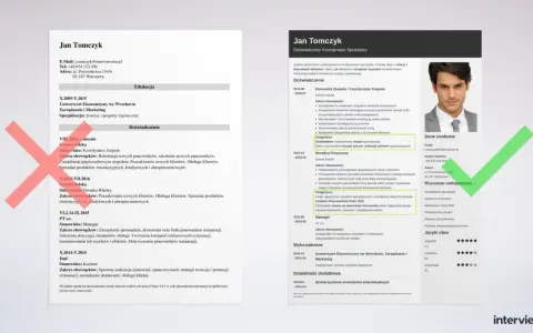 CV Jana Tomczyka, doświadczonego koordynatora sprzedaży, z kluczowymi umiejętnościami i historią zatrudnienia.