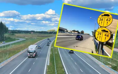 Znak drogowy z czołgiem informuje o dopuszczalnej masie całkowitej pojazdów.