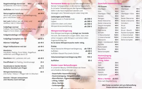 Nagelstudio & Kosmetik: Trends, Preise, Qualität Ihr Beauty-Guide