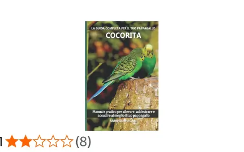 Copertina libro "Cocorita", con due pappagalli verdi su un tronco. La copertina è stampata su carta ruvida, simile alla fibra di juta.
