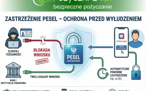 Zastrzeżenie nr PESEL chroni przed wyłudzeniem. Złodziej tożsamości nie złoży wniosku, a Ty masz spokój i bezpieczeństwo.