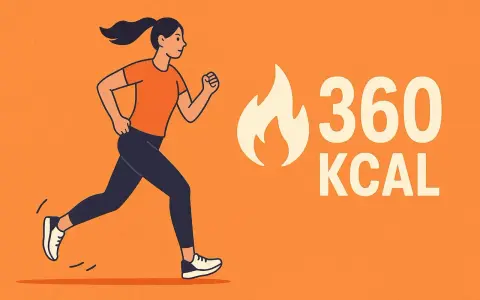 Kobieta biegnie, spalając 360 kcal. Dowiedz się, ile kalorii spala bieganie!
