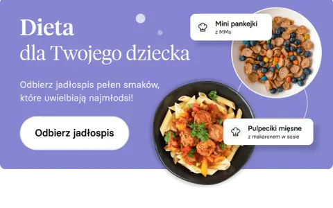 Zdrowe posiłki dla dzieci: mini pankejki z borówkami i MMs, pulpeciki z makaronem. Odbierz jadłospis pełen smaków!