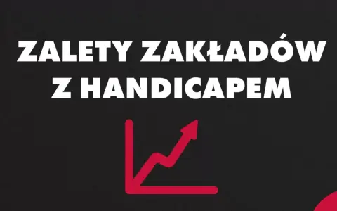 Zalety zakładów z handicapem inaczej: wzrost, zysk i strategia. Czerwona linia wykresu pnie się w górę.