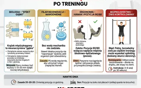 Jak się nawodnić? Pij wodę regularnie, by utrzymać napięcie tkanek. Krążki międzykręgowe to gąbki, które potrzebują wody do regeneracji.