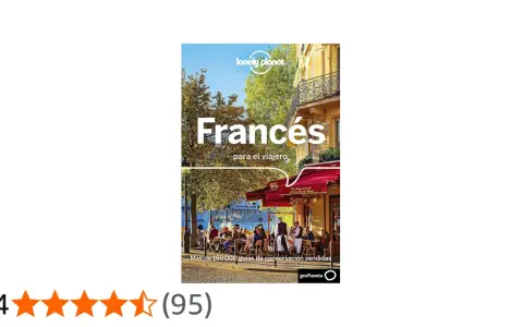 Guía "Francés para el viajero" de Lonely Planet, con una escena de terraza parisina. Aprende cómo es en francés.