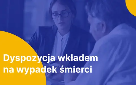 Kobieta i mężczyzna rozmawiają o dyspozycji wkładem po śmierci. Czy to oznacza podatek?