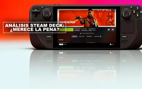 La consola Steam Deck muestra el juego "Deathloop". El análisis se pregunta si vale la pena.