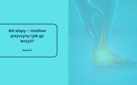 Ból stawu w stopie może być uciążliwy. Grafika pokazuje anatomię stopy z zaznaczonym obszarem bólu.