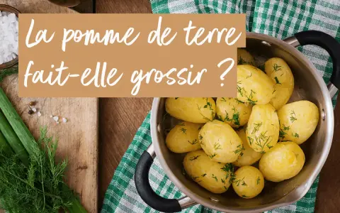 Un bol de pommes de terre cuites, parsemées d'aneth, pose la question : les pommes de terre font elles grossir ?