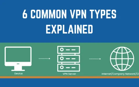 Schéma illustrant le fonctionnement d'un type de VPN : un appareil se connecte à un serveur VPN, puis à Internet/réseau d'entreprise/cloud.