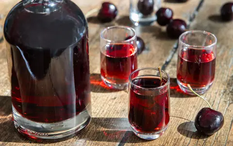Ein Glas mit Kirsch-Wodka, perfekt für den Sommer. So einfach lässt sich Kirsch-Wodka selber machen!
