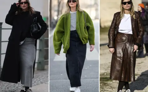 Moda invernale: come abbinare le sneakers con gonne lunghe e cappotti eleganti. Stile casual chic per ogni occasione.