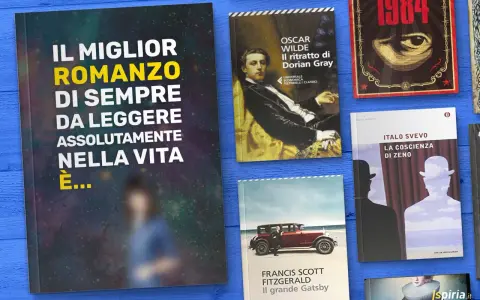 Raccolta di **i migliori libri di sempre**, tra cui "Il ritratto di Dorian Gray", "1984" e "Il grande Gatsby".