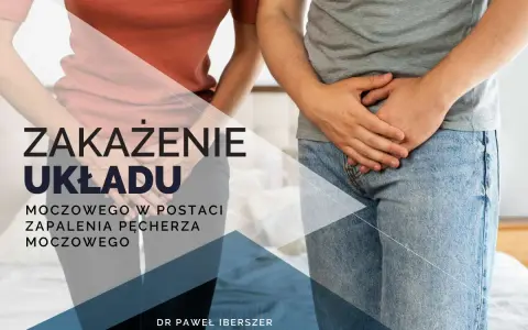 Osoby trzymające się za podbrzusze, symbolizujące zakażenie układu moczowego i zapalenie pęcherza.