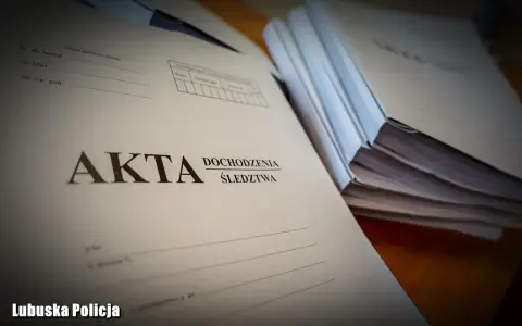 Akta dochodzenia śledztwa. Jak sprawdzić sygnaturę akt? Dokumenty Lubuskiej Policji.