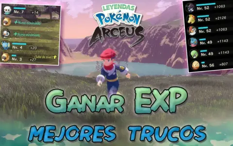 Guía Pokémon Arceus: aprende a ganar EXP y descubre los mejores trucos para subir de nivel a tus Pokémon.