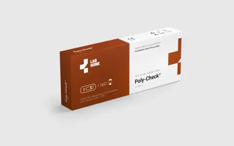 Szybki test Poly-Check do wykrywania krwi utajonej w kale. Profilaktyka raka jelita grubego.