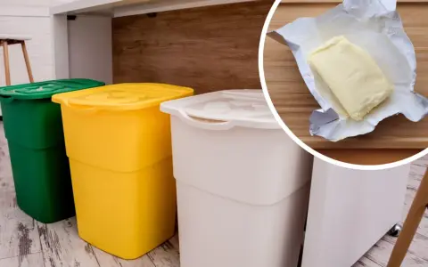 Masło w folii aluminiowej? Sprawdź, gdzie wyrzucić opakowanie po maśle, by zadbać o środowisko. Kolorowe pojemniki czekają!