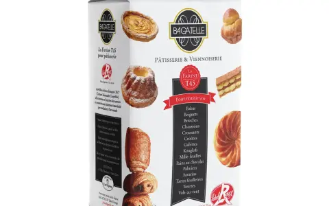 Farine Bagatelle T45 pour pâtisserie et viennoiserie. Découvrez ce qu'est la farine de gruau T45, idéale pour réussir Babas, Brioches, Croissants et autres délices.