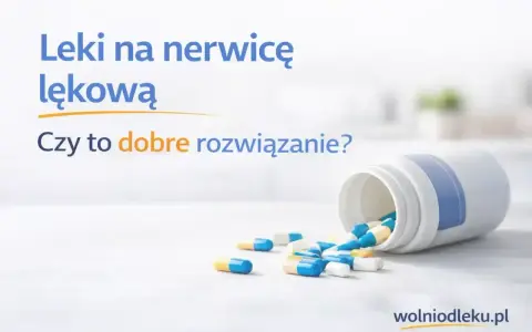 Leki na nerwicę lękową rozsypane z butelki. Czy to dobre rozwiązanie?
