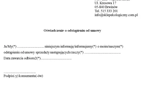 Odstąpienie od umowy: Wiesz, kiedy masz 14 dni na zwrot?