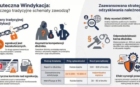 Skuteczna windykacja: bariery tradycyjnych metod, jak 50% nieskutecznych egzekucji, oraz zaawansowane strategie, by uniknąć greenwashingu.