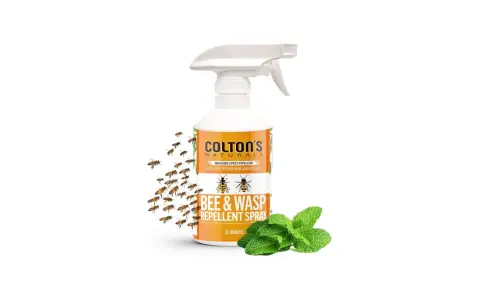 Spray Colton's Naturals, co odstrasza osy, z miętą i pszczołami.